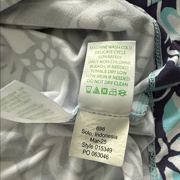 Lilly Pulitzer Dune Dress in Sapphire Pool Summer Shorelines - Picture 9 of 9